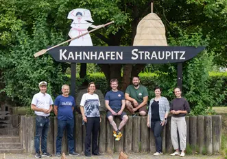 Bau eines Spreewaldkahns